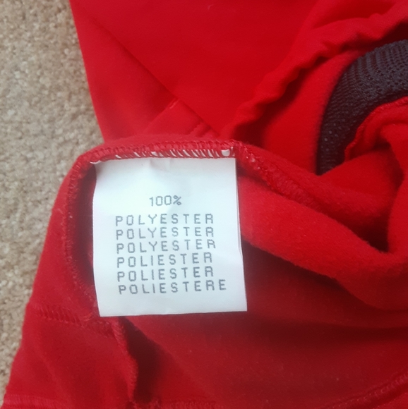 Fleece Cycling/Multisport Jersey By Go Sport,3 Rear Cargo Pockets,Wind Flap, NOS - Picture 11 of 12